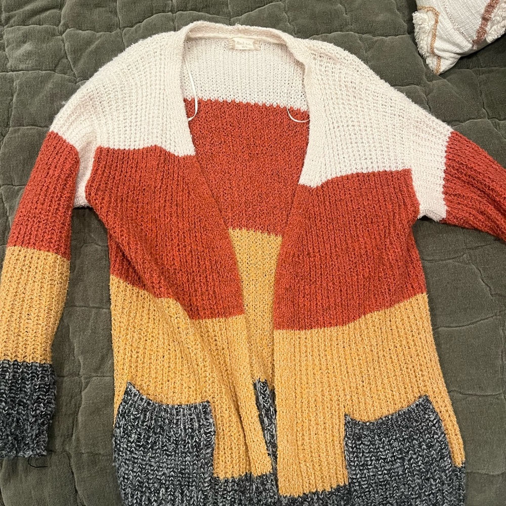 Colorful Striped Women's Sweater